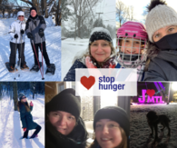 Un don de 600 $ a été fait à Stop Hunger grâce aux gagnantes des Olympiades du Bureau de Montréal