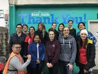 Sodexo volunteers get into the giving spirit for the Vancouver Food Bank